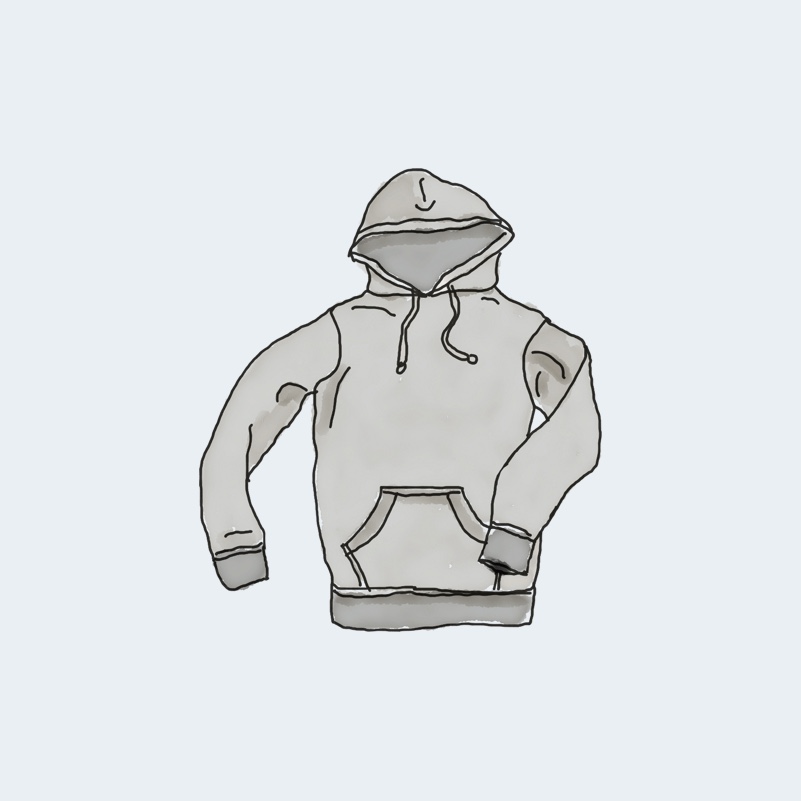 Hoodie met zak